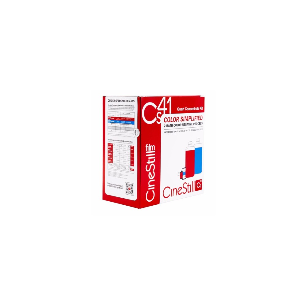 CineStill Cs41 Kit Simplificado de 2 Baños para Revelado a Color (Concentrado, 1L / Quarter Gallon)