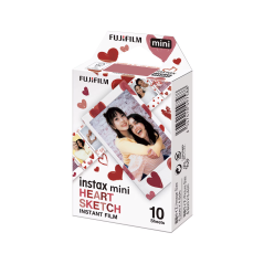 Fujifilm instax mini HEART SKETCH (10 sheets)