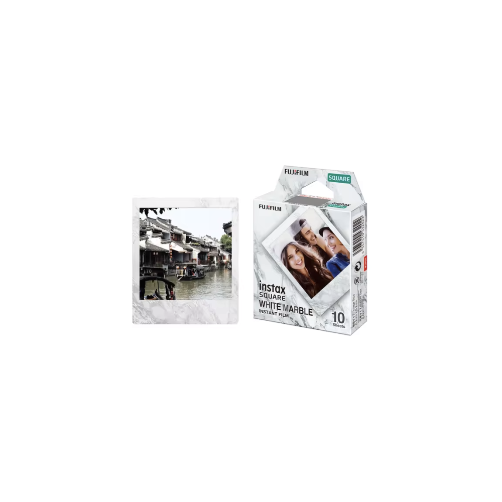 Fujifilm instax square WHITE MARBLE (10 sheets)
