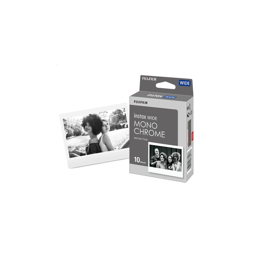 Fujifilm instax wide MONOCHROME (cartucho de 10 fotos)
