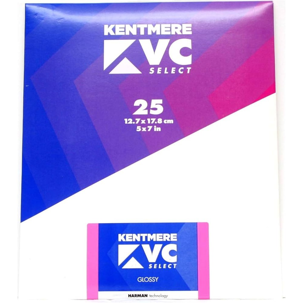 KENTMERE VC select glossy photographic paper 5x7in 25u