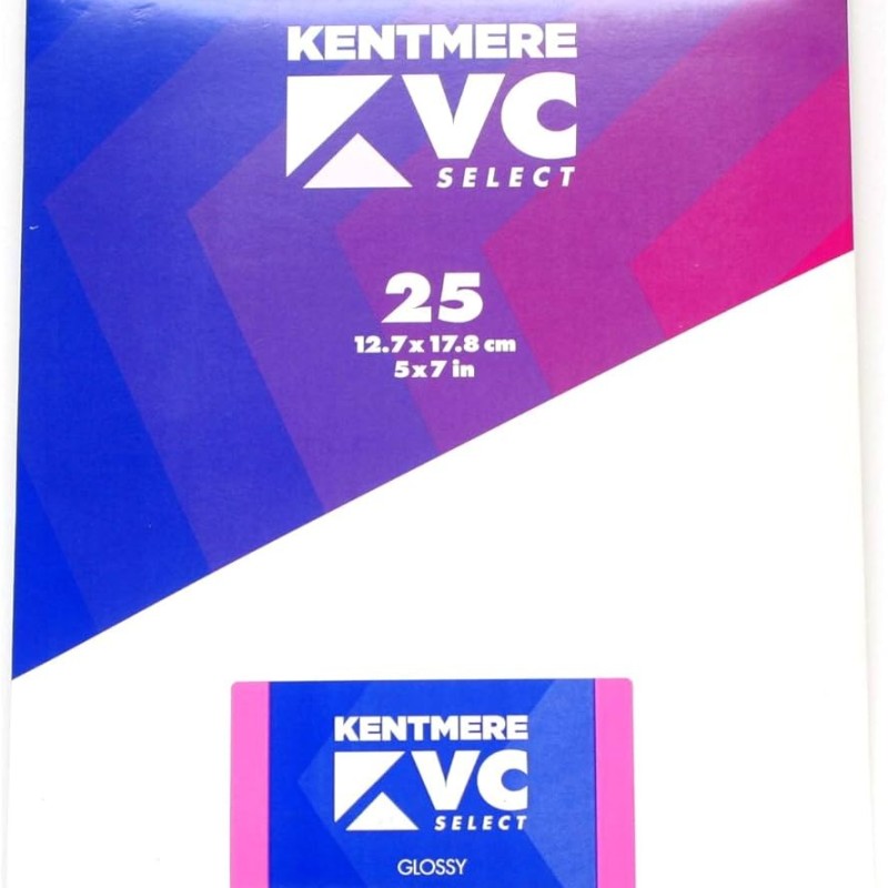 KENTMERE VC select glossy photographic paper 5x7in 25u