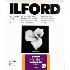 ILFORD MGRC satin B&W photographic paper 12,7x17,8cm 25 sheets