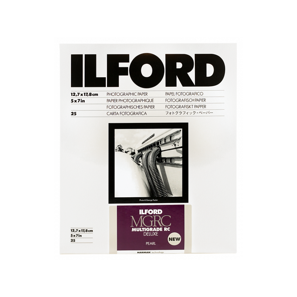 ILFORD MGRC papel fotográfico B&W perlado 12,7x17,8cm 25 hojas