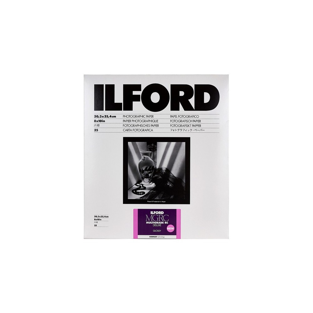 ILFORD MGRC papel fotográfico B&W brillo 12,7x17,8cm 25 hojas