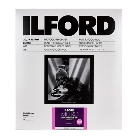 ILFORD MGRC papel fotográfico B&W brillo 12,7x17,8cm 25 hojas