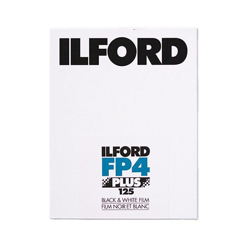 ILFORD FP4+ 125 4 x 5" Gran Formato (25 placas)