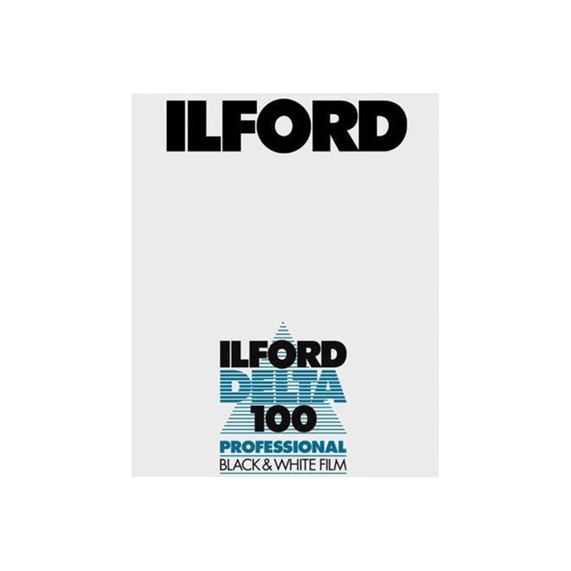 ILFORD DELTA 100 4 x 5" Gran Formato (25 placas)