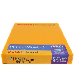 Kodak Portra 400 4 x 5" (10 sheets)