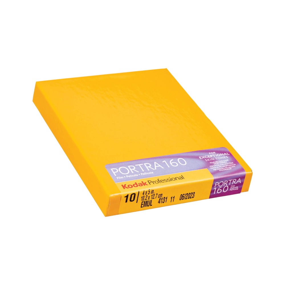 Kodak Portra 160 4x5" Gran Formato (10 placas)