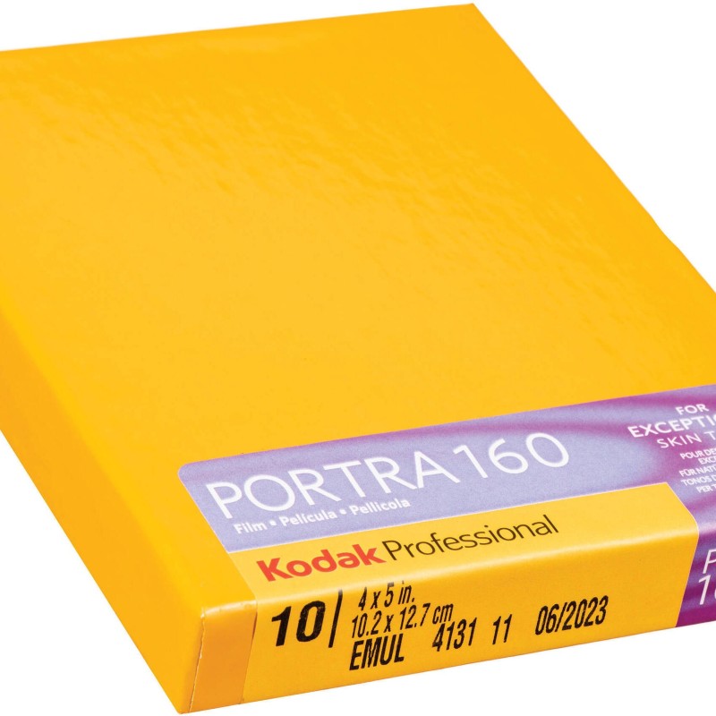 Kodak Portra 160 4 x 5" (10 sheets)