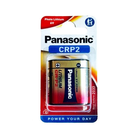 Batería de litio 6V Panasonic CRP2