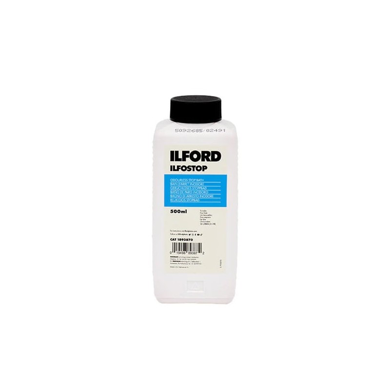 ILFORD ILFOSTOP odourless stop bath 500ml ILFORD ILFOSTOP odourless stop bath 500ml