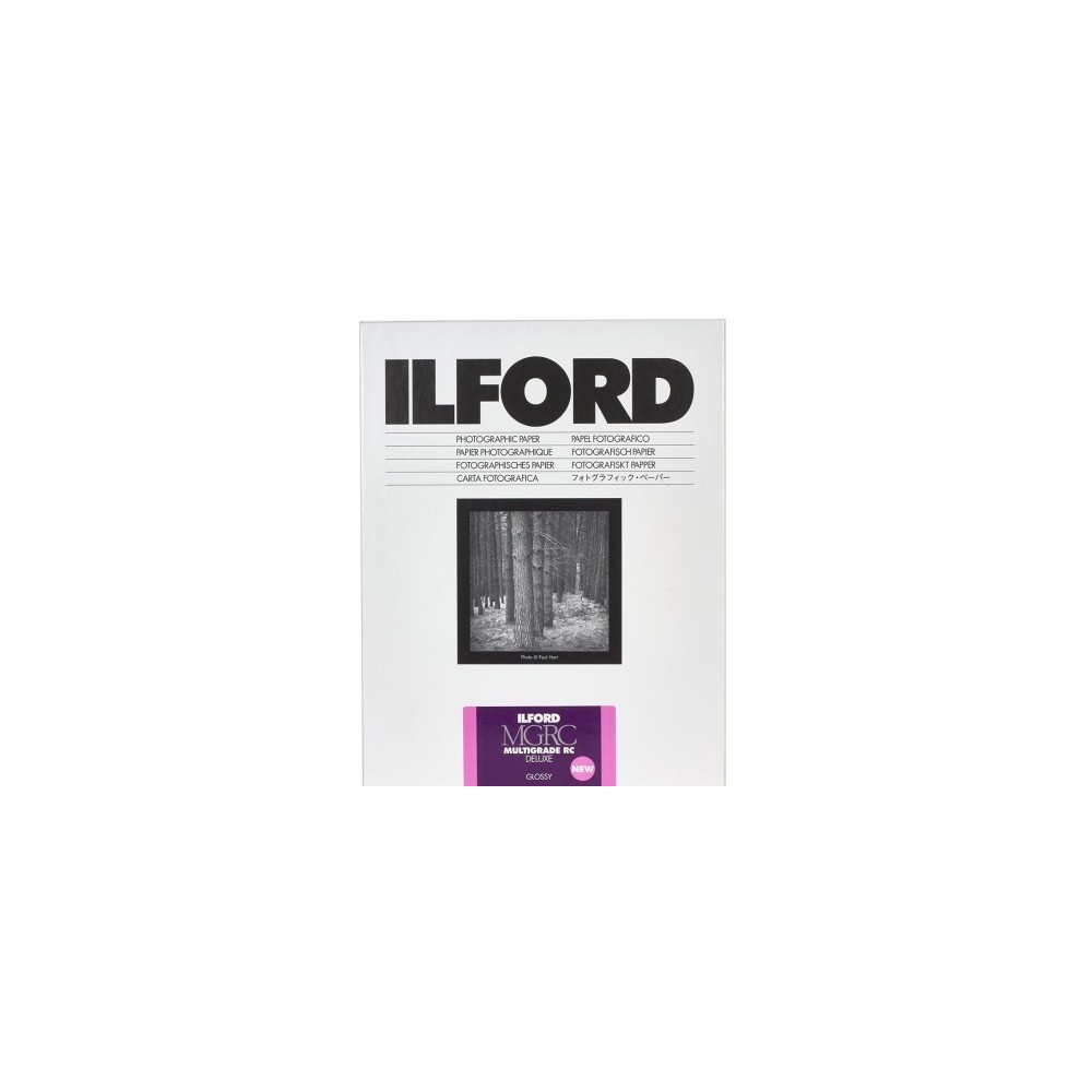 ILFORD MGRC papel fotográfico B&W brillo 17,8x24cm 25 hojas
