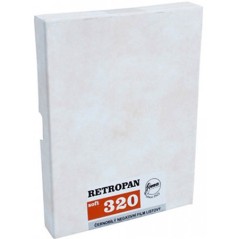Foma RETROPAN soft 320 4x5" B&W film (25 sheets)