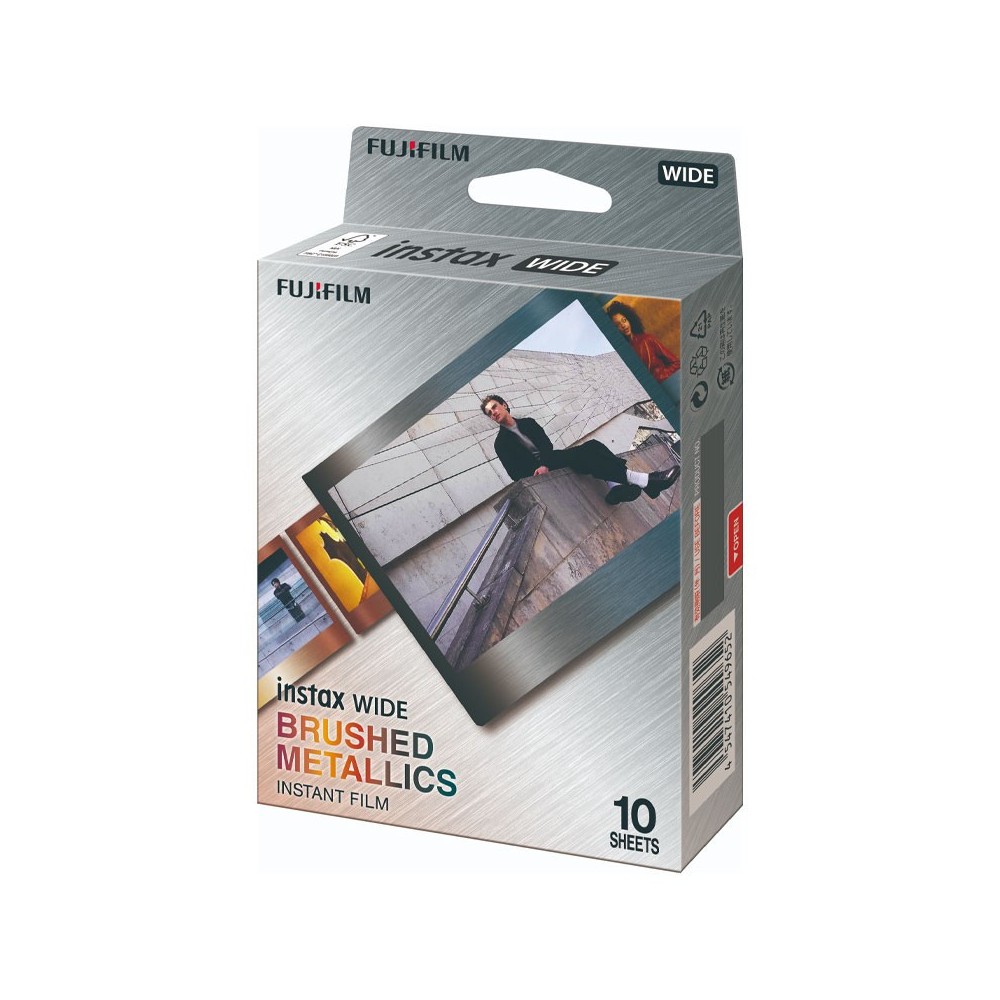 Fujifilm instax wide BRUSHED METALLICS  (cartucho de 10 fotos)