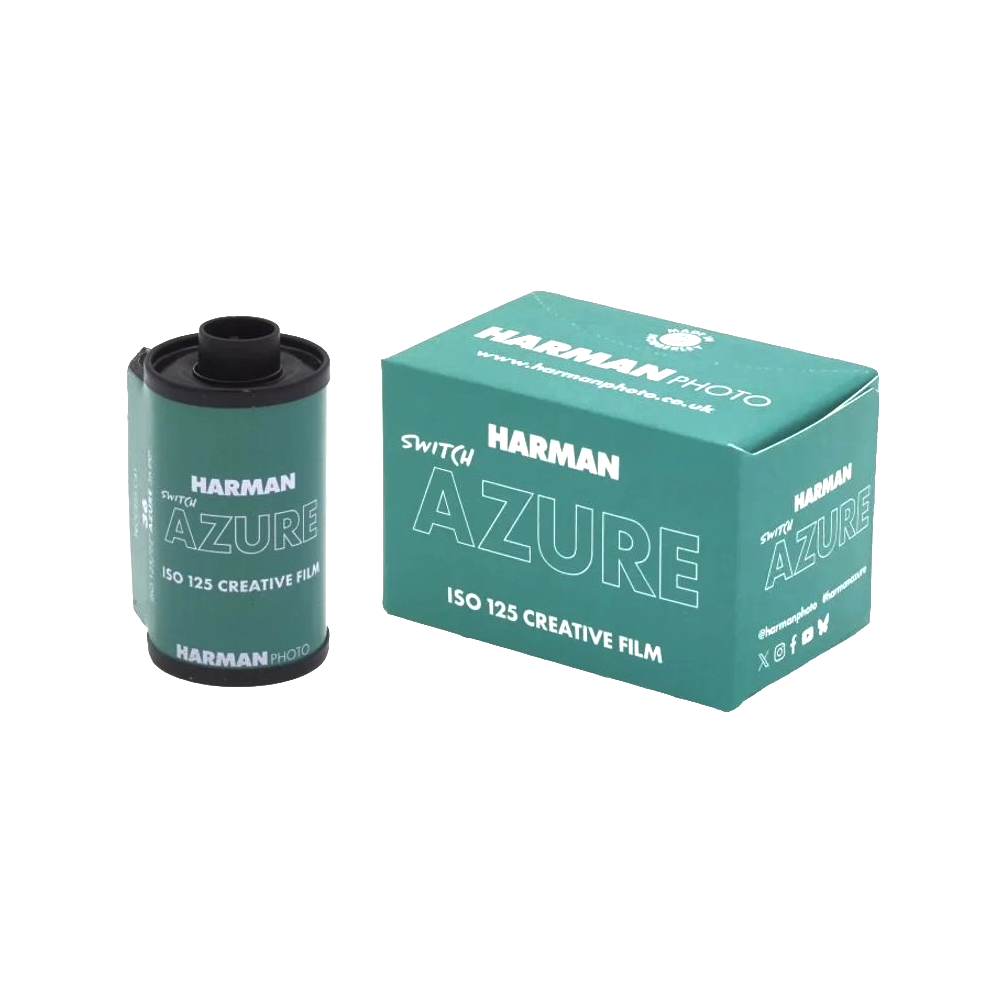 HARMAN switch AZURE ISO125 Film 35mm 36 exp