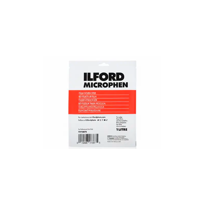 ILFORD Microphen to make 1L ILFORD Microphen to make 1L