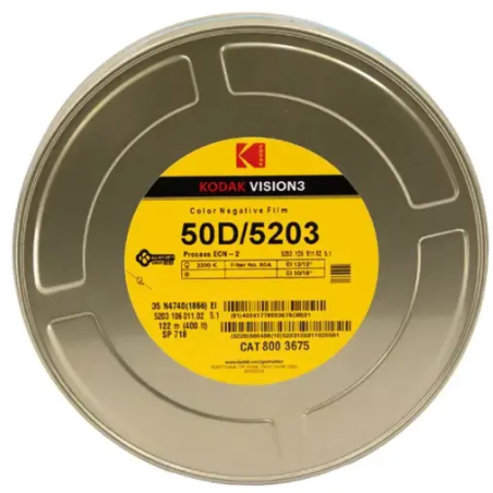 Kodak Vision 3 50D ER 5203 35mm 122m (bobina completa sellada)