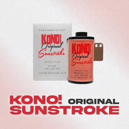 KONO! Original Sunstroke ISO 100-400 "Light Leaks" Effect Film 35mm 36 exp