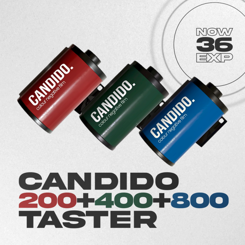 Candido 200 + 400 + 800 Pack de ISO Variadas 35mm 3x36 exp