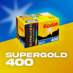 Kodak SUPERGOLD 400 35mm 36 exp (1 roll, expired 2014-2017)