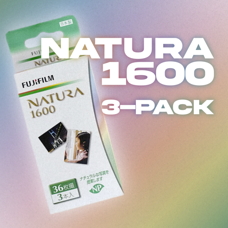 Fujifilm Fujicolor Natura 1600 (Pack de 3) 35mm 36 exp (vencida 2016)