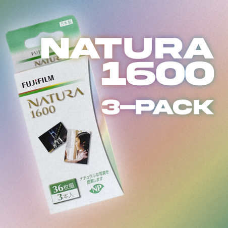 Fujifilm Fujicolor Natura 1600 (3-pack) 35mm 36 exp (expired 2016)