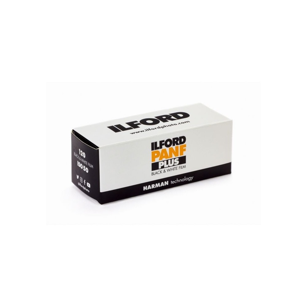 Ilford PAN F+ / PAN F Plus ISO 50 Medio Formato 120