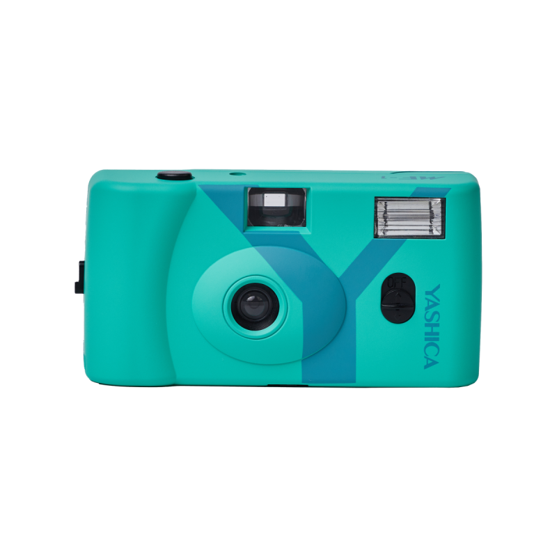 YASHICA MF-1 Y Series Reusable Camera + FREE film (Blue, Red, Yellow or Turquoise)