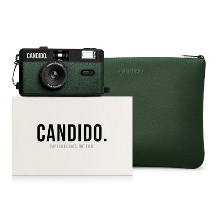 Candido Point & Shoot Film Camera (green, brown or white)