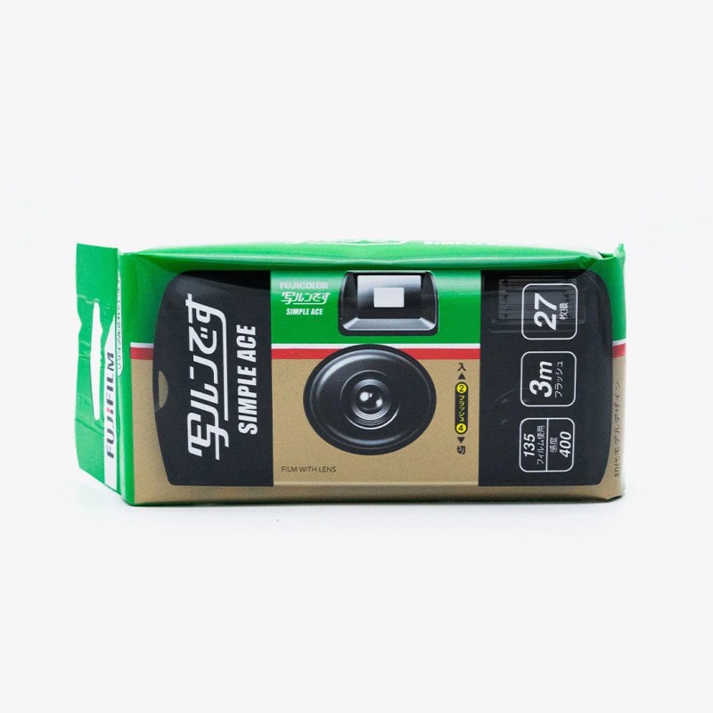 Cámara Desechable Fujifilm SIMPLE ACE / Utsurun Desu (「写ルンです」, Exclusiva Japón)