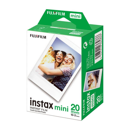 Fujifilm Instax Mini Pack de 2 Cartuchos (20 Fotos en total)