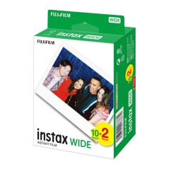 Fujifilm Instax WIDE Pack de 2 Cartuchos (20 Fotos en total)