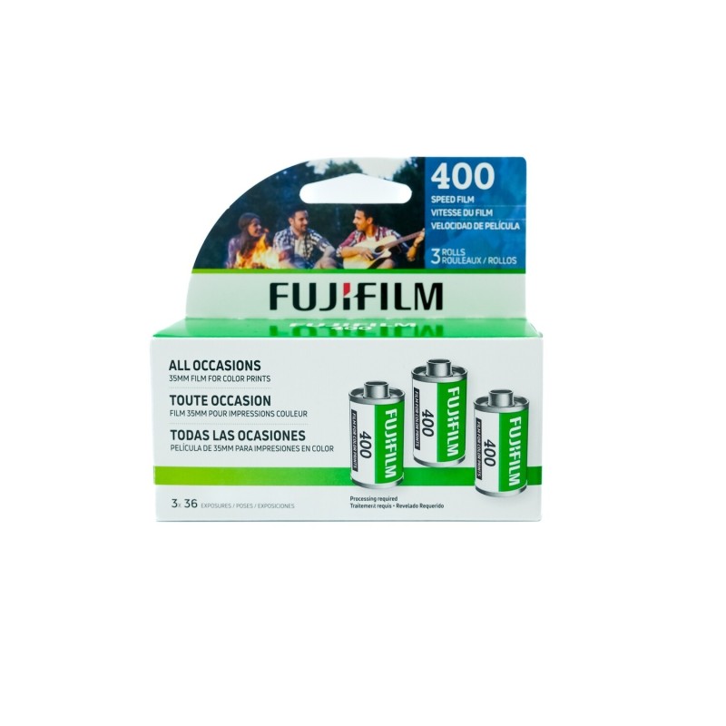 Fujifilm 400 (Pack Ahorro 3 Unidades) 35mm 36 exp