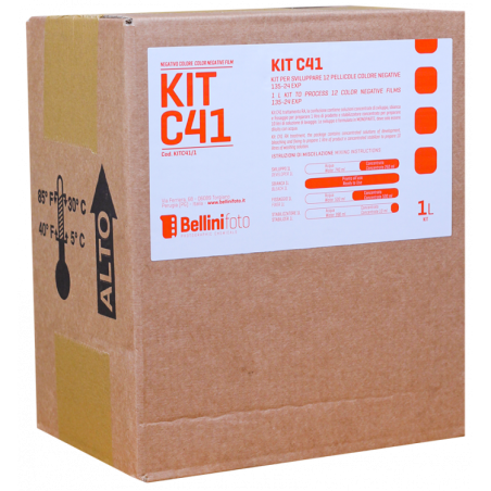 Kit C41 Bellini para Revelado de Película Negativa en Color - 1L