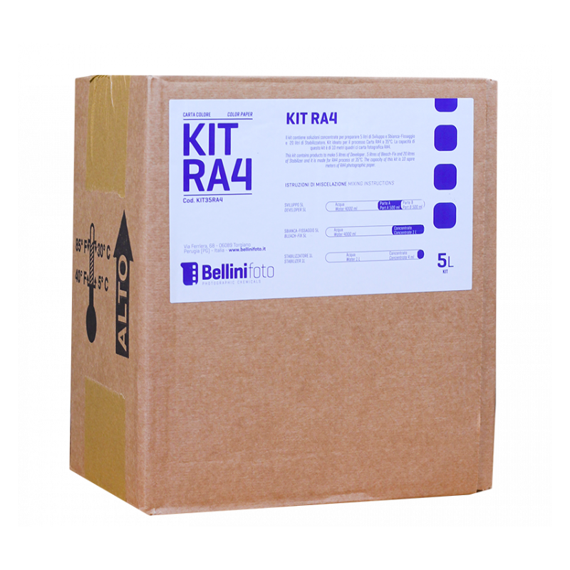 Bellini RA4 Kit for Processing Color Paper - 5L