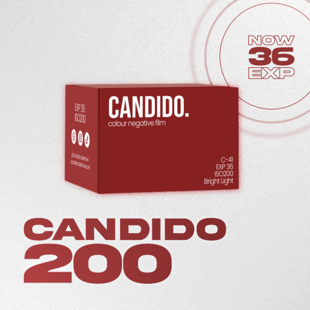 UPDATED VERSION Candido 200 Colour Film 35mm 36 exp