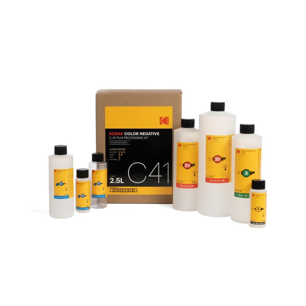 Kit C41 Kodak "Flexicolor" para Revelado de Película Negativa en Color - 2,5L